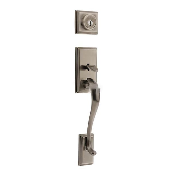Kwikset Hawthorne Exterior Double Cylinder Handleset Trim 801HE-15A-SMT-RCAL-RCS-LIP - main